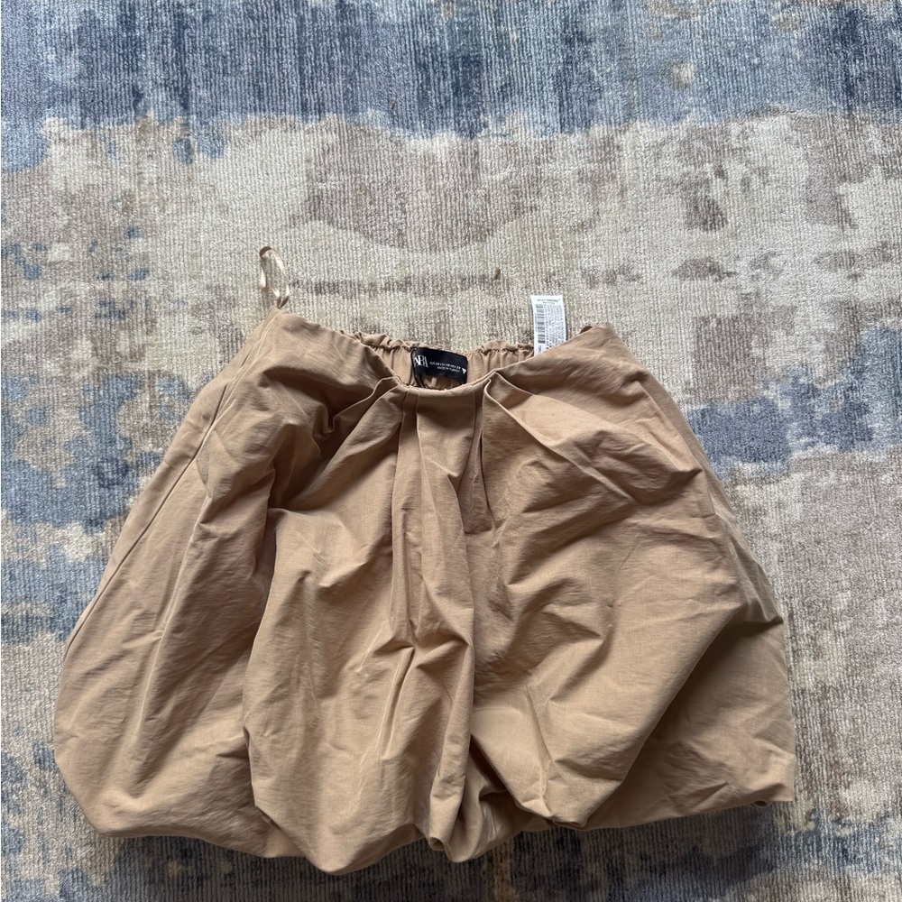 Zara Tan Mini Skirt